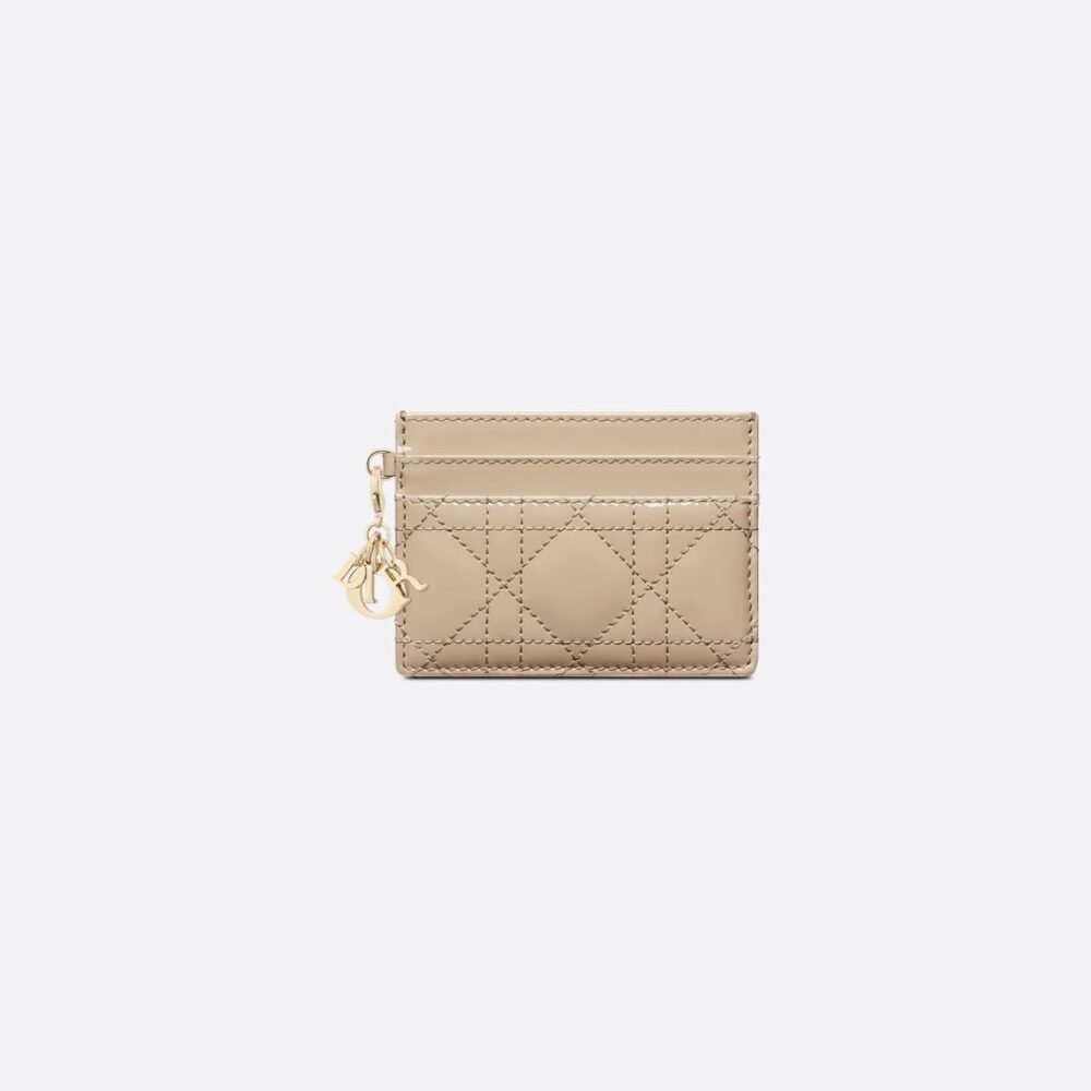 Lady Dior Freesia Card Holder
