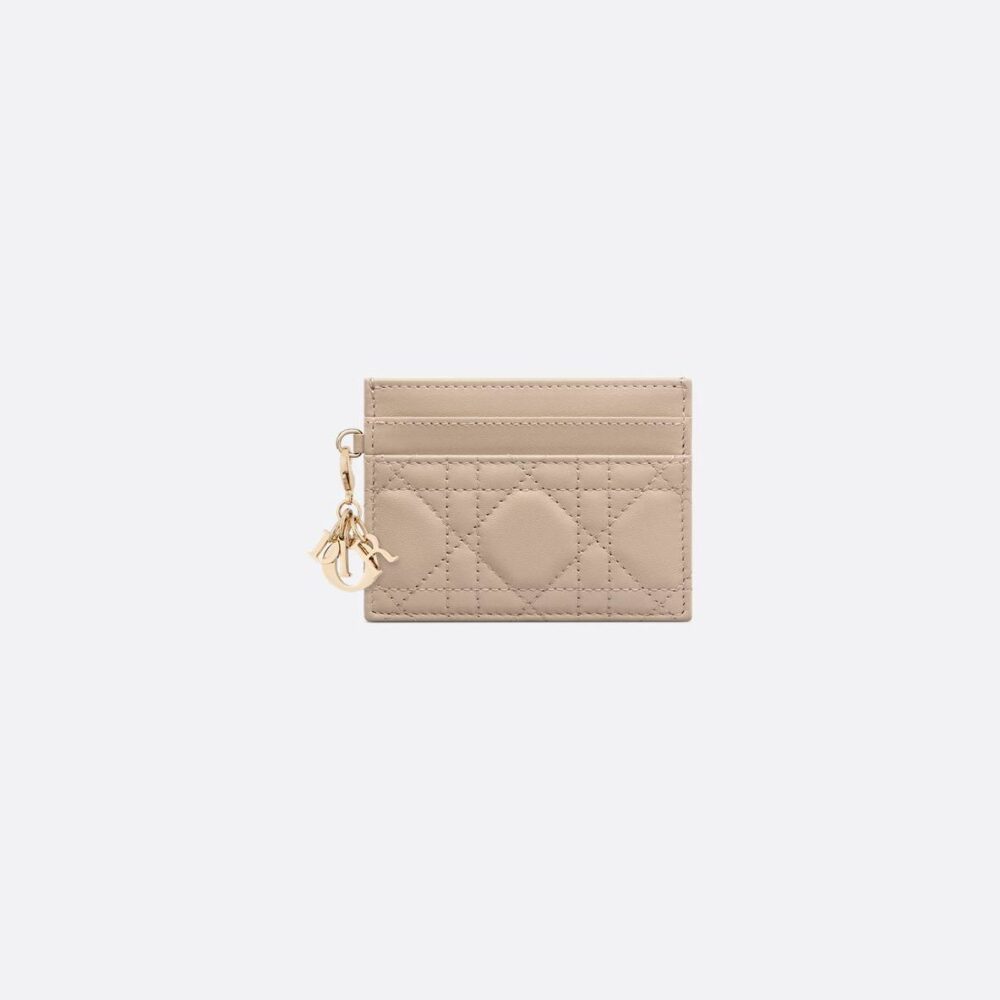 Lady Dior Freesia Card Holder