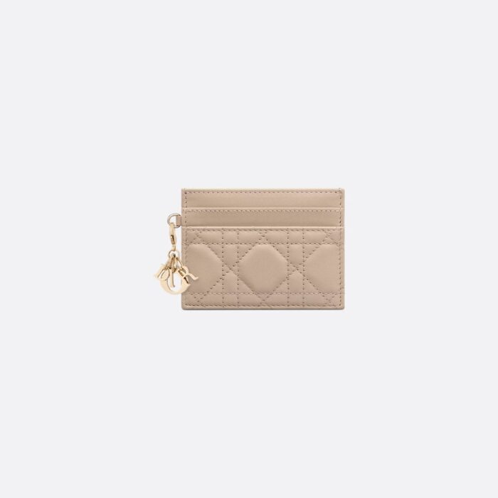 Lady Dior Freesia Card Holder