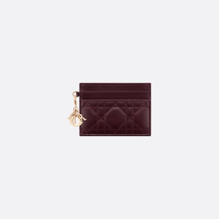 Lady Dior Freesia Card Holder