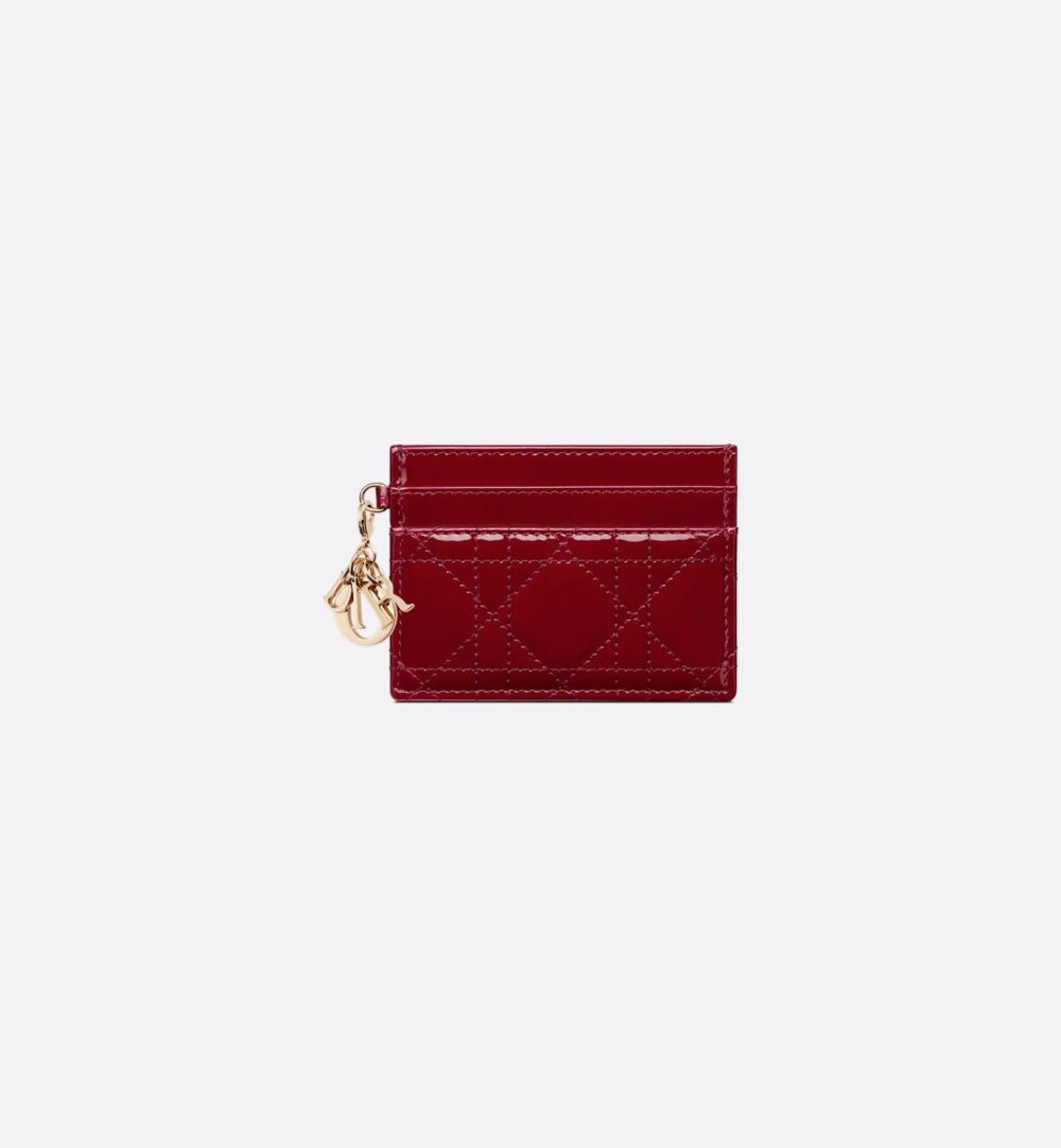 Lady Dior Freesia Card Holder